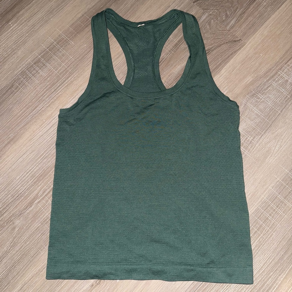 Lululemon Swiftly Tech Racerback Tank Top Size 2 Medium Forest